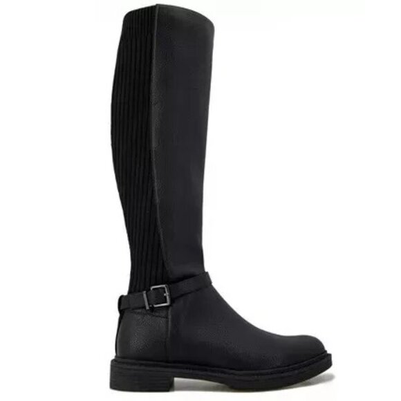 Kenneth Cole Reaction Women's Winona Riding Boots Ankle Buckle Black Size 5M - Picture 3 of 5